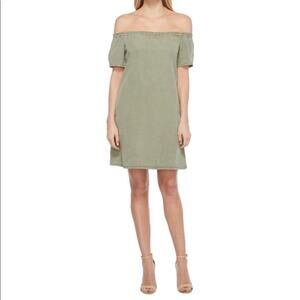 AG Adriano Goldschmied Olive Harley A-Line Dress